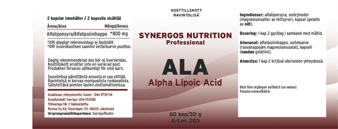 Hovedbilde Alfa liponsyra