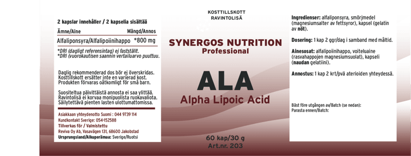 Alfa liponsyra