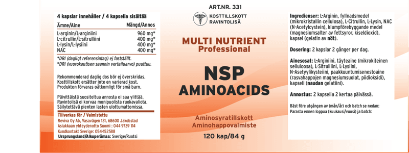 NSP aminosyrer