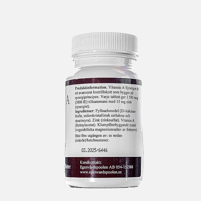 A-vitamin med sink